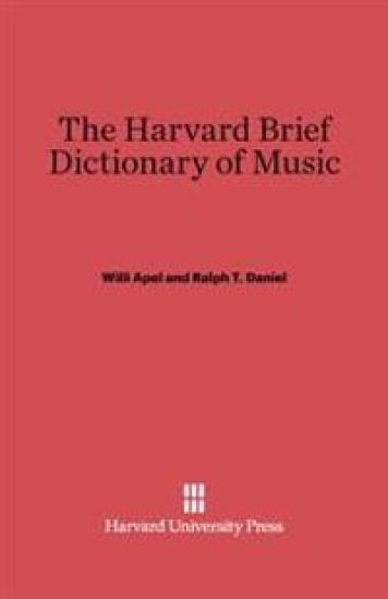 The Harvard Brief Dictionary of Music