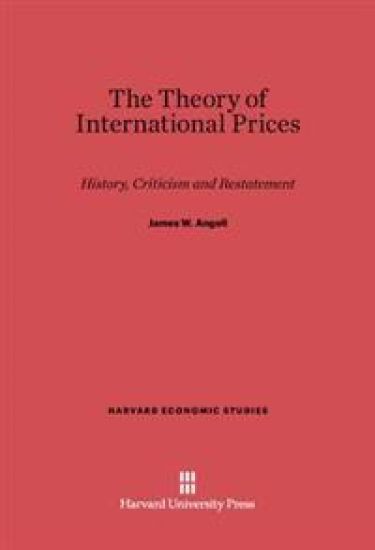 The Theory of International Prices