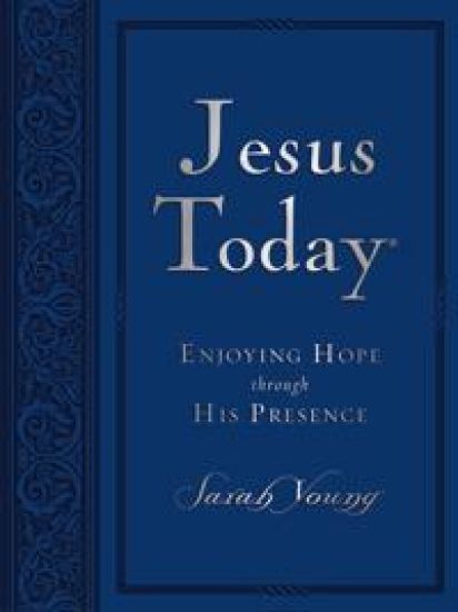 Jesus Today, Large Text Blue Leathersoft, with Full Scriptures
