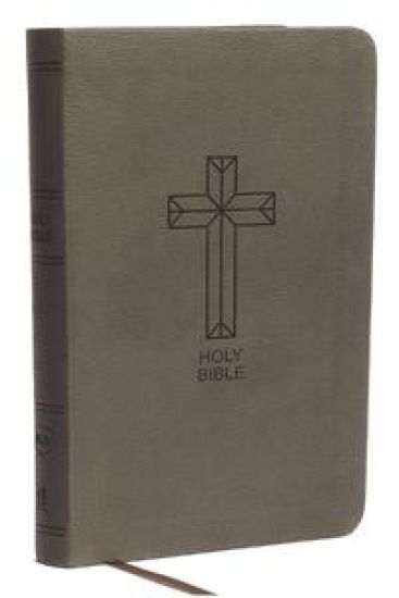 NKJV, Thinline Bible, Compact, Leathersoft, Black, Red Letter, Comfort Print