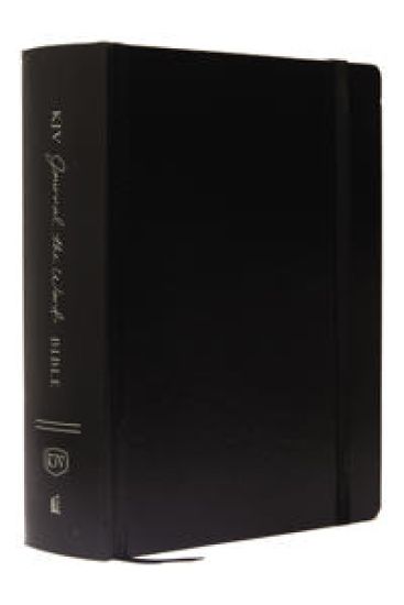 KJV Large Print Bible, Journal the Word, Reflect, Journal or Create Art Next to Your Favorite Verses (Black Hardcover, Red Letter, Comfort Print: King James Version, Holy Bible)