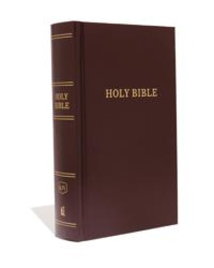 KJV, Pew Bible, Large Print, Hardcover, Burgundy, Red Letter, Comfort Print