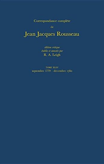 Correspondance complète de Rousseau (Complete Correspondence of Rousseau) 44