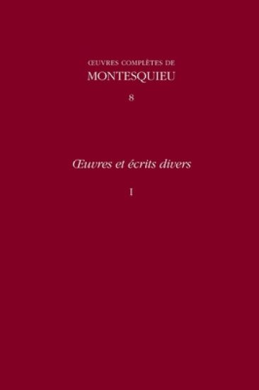 Oeuvres Et Ecrits Divers: v. 8