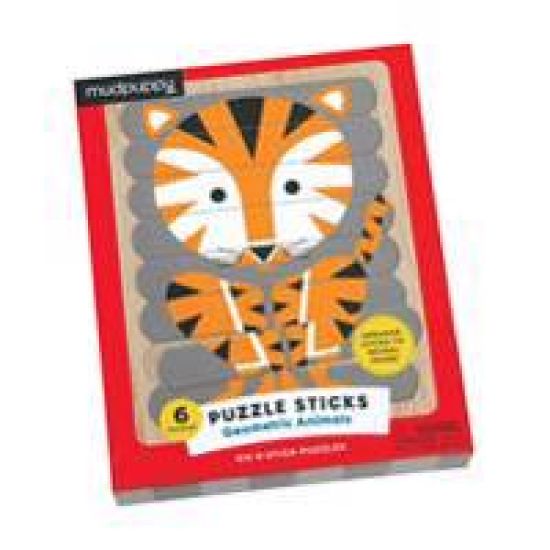 Geometric Animals Puzzle Sticks