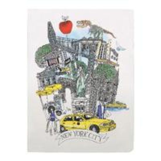 NYC Handmade Silkscreened Journal