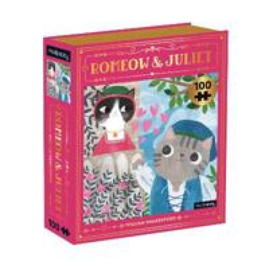 RomeowJuliet Bookish Cats 100 Piece Puzzle
