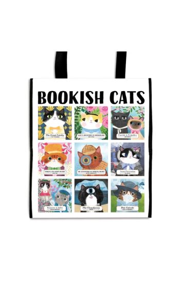 Bookish Cats Reusable Shopping Bag
