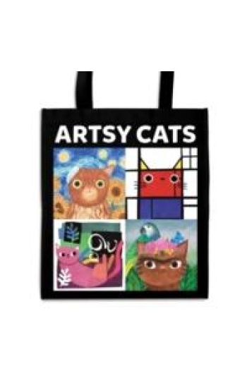 Artsy Cats Reusable Shopping Bag