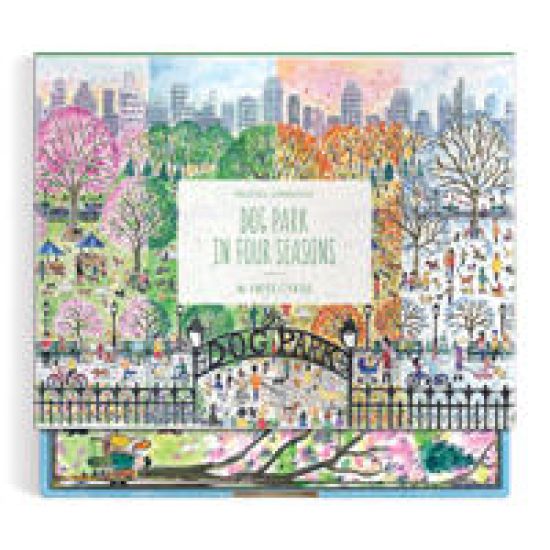 Michael Storrings Dog Park in Four Seasons Greeting Card Assortment
