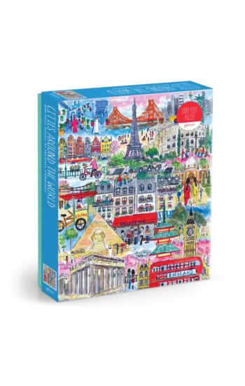 Michael Storrings Cities Around the World 1000 Piece Puzzle