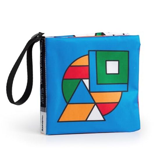Frank Lloyd Wright My First Shapes Crinkle Fabric Stroller Book