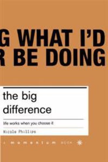 The Big Difference – Nicola Phillips, kirjan kansikuva