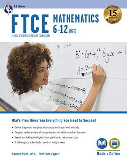 FTCE Mathematics 6-12 (026) 3rd Ed., Book + Online