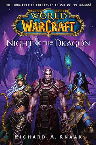 World of Warcraft: Night of the Dragon – Richard A. Knaak, kirjan kansikuva