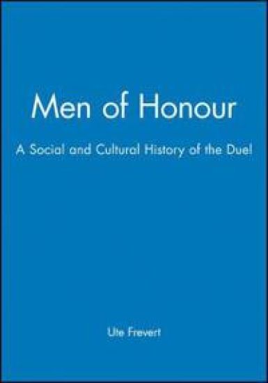 Men of Honour – Ute Frevert, kirjan kansikuva