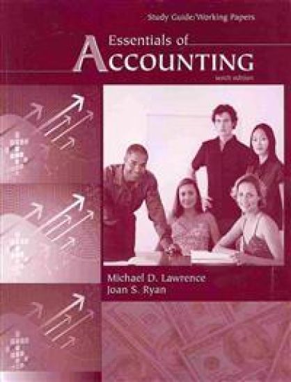 Essentials of Accounting Study Guide/Working Papers