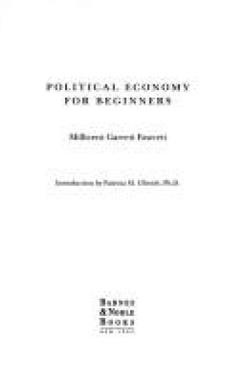 Political Economy for Beginners