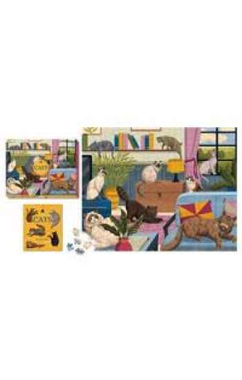 For the Love of Cats 500-Piece Puzzle