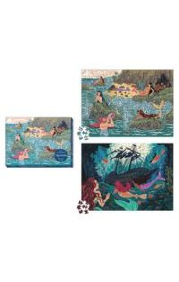 Mermaids 2-in-1 Double-Sided 500-Piece Puzzle