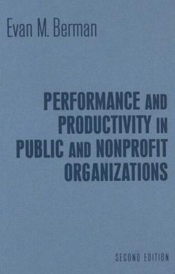 Performance and Productivity in Public and Nonprofit Organizations