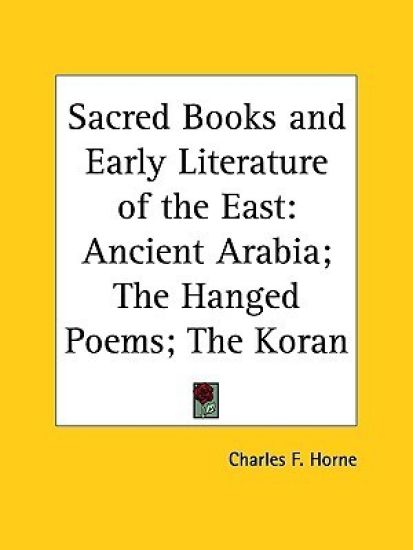 The Sacred Books & Early Literature of the East