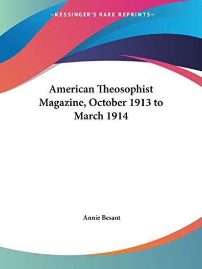 American Theosophist Magazine 1913