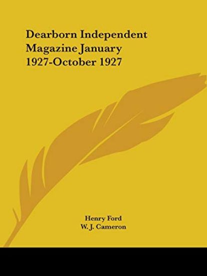 Dearborn Independent Magazine, January 1927-October 1927