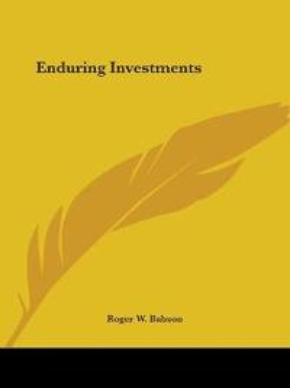 Enduring Investments (1922)