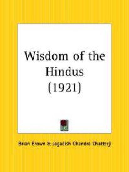 Wisdom of the Hindus (1921)