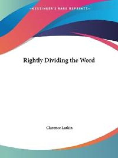 Rightly Dividing the Word, 1920