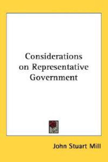 Considerations on Representative Government