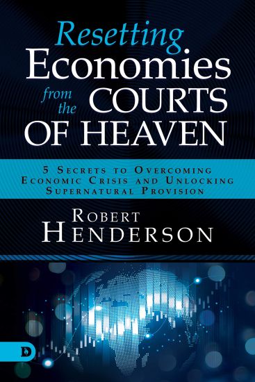 Resetting Economies from the Courts of Heaven – Robert Henderson, kirjan kansikuva