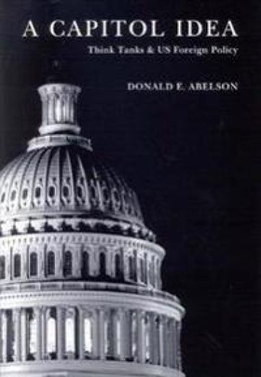 A Capitol Idea – Donald E. Abelson, kirjan kansikuva