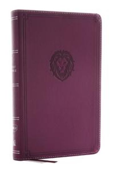NKJV, Thinline Bible Youth Edition, Leathersoft, Purple, Red Letter, Comfort Print