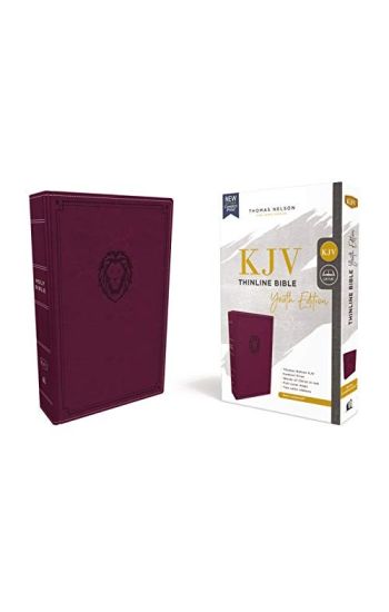 KJV Holy Bible: Thinline Youth Edition, Purple Leathersoft, Red Letter, Comfort Print: King James Version