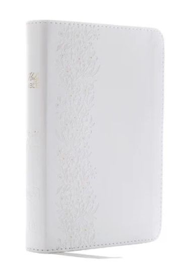 NKJV, Bride's Bible, Leathersoft, White, Red Letter, Comfort Print