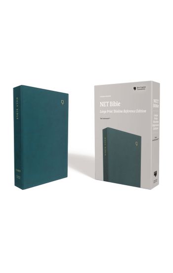 NET Bible, Thinline Reference, Large Print, Leathersoft, Teal, Comfort Print