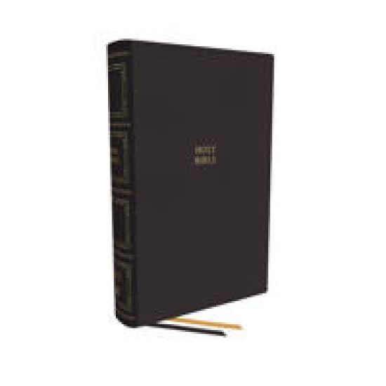 KJV Holy Bible: Paragraph-style Large Print Thinline with 43,000 Cross References, Black Leathersoft, Red Letter, Comfort Print: King James Version