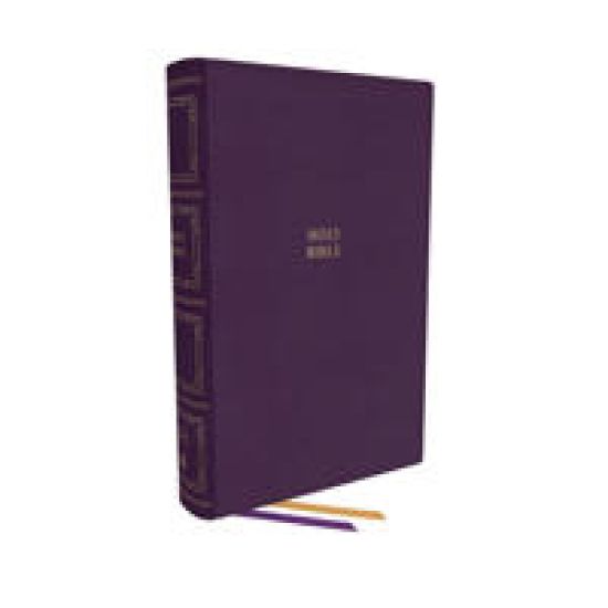 KJV Holy Bible: Paragraph-style Large Print Thinline with 43,000 Cross References, Purple Leathersoft, Red Letter, Comfort Print: King James Version