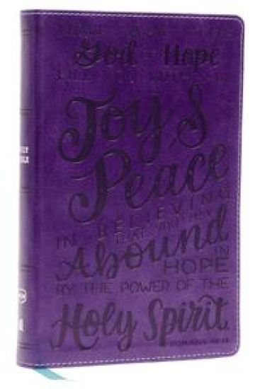 NKJV, Holy Bible for Kids, Verse Art Cover Collection, Leathersoft, Purple, Comfort Print
