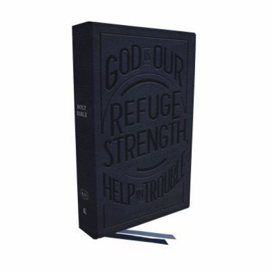 KJV Holy Bible: Personal Size with Cross References, Blue Leathersoft, Red Letter, Comfort Print (Thumb Indexed): King James Version (Verse Art Cover Collection)