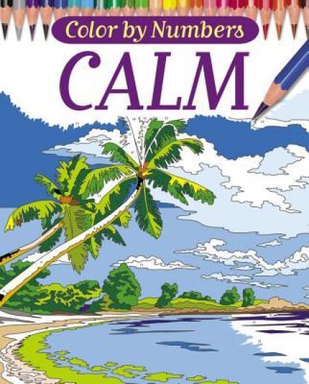 Color by Numbers - Calm – David Woodroffe, kirjan kansikuva