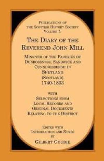 The Diary of the Rev. John Mill