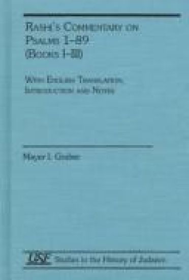 Rashi's Commentary on Psalms 1-89 (Books I-Iii)
