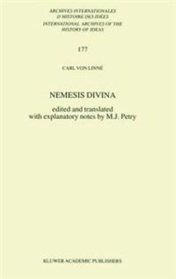 Nemesis Divina – Carl von Linné, kirjan kansikuva