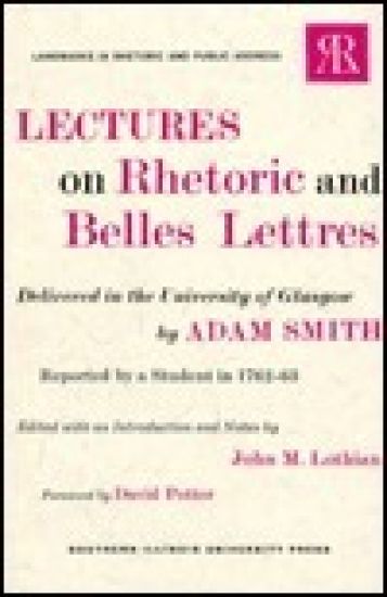 Lectures on Rhetoric and Belles Lettres