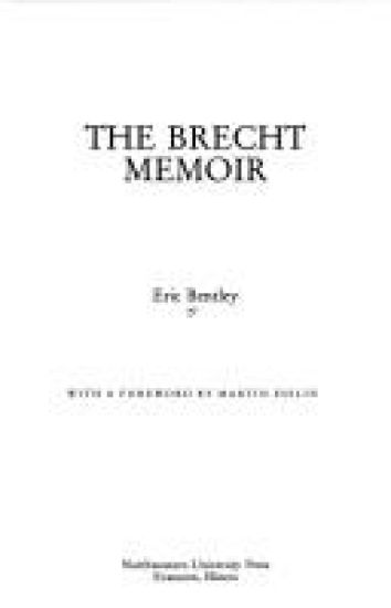 The Brecht Memoir