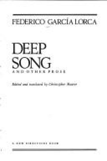 Deep Song and Other Prose