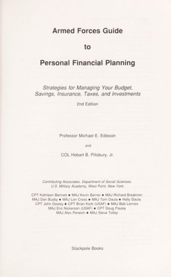 Armed Forces Guide to Personal Financial Planning